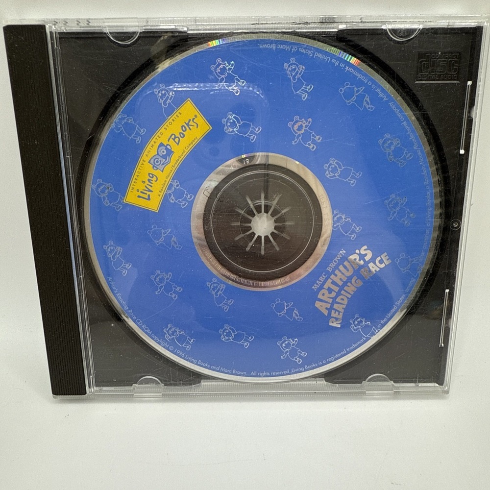 Arthur's Reading Race Windows CD-Rom 1996 Living‎ Books PC Computer Game